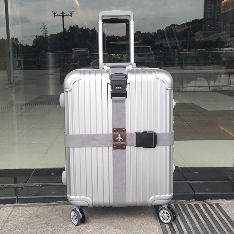 Custom Personalized Scale Lock Adjustable Cross Luggage Strap