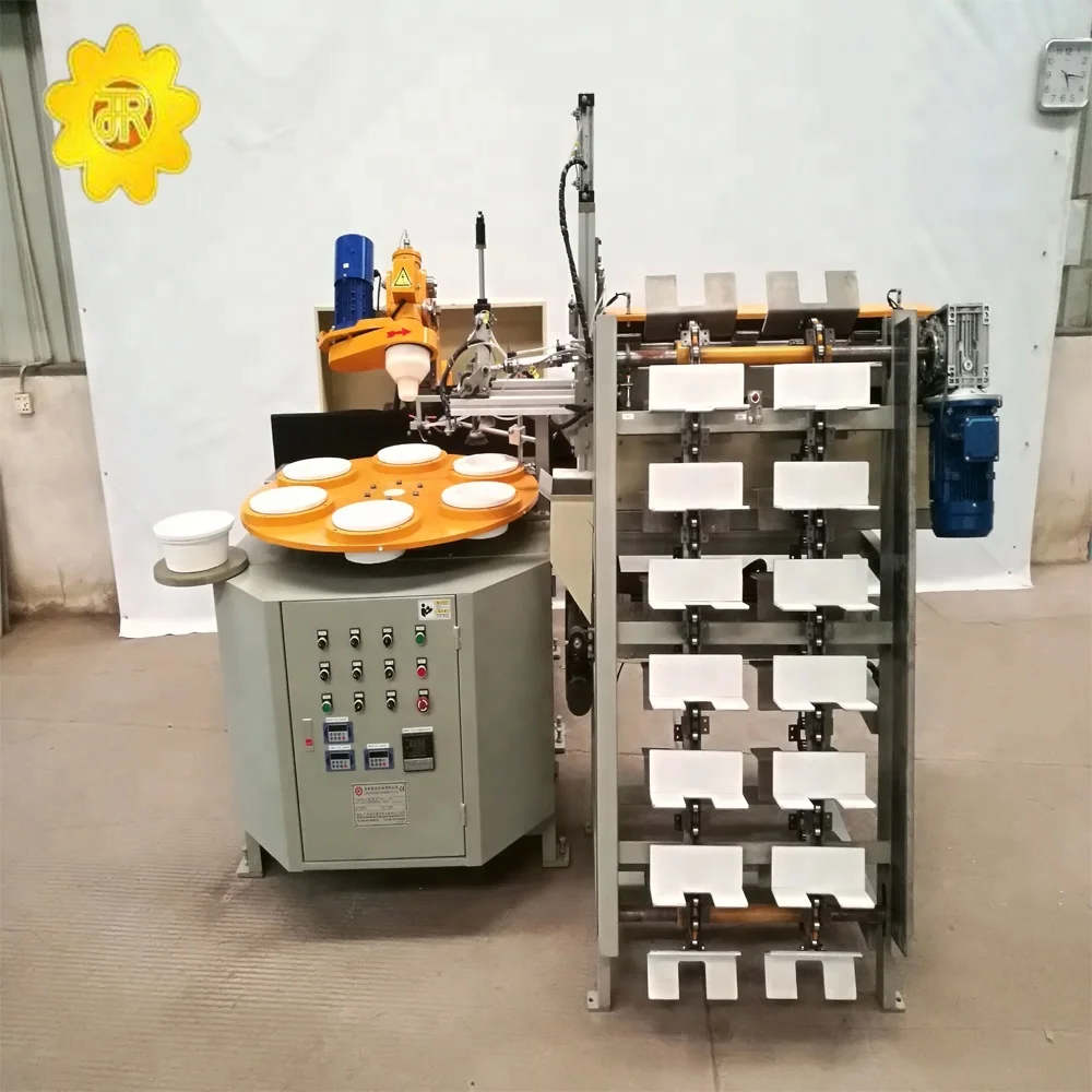Многостанционный автоматический аппарат для изготовления керамических тарелок/мисок/чашек