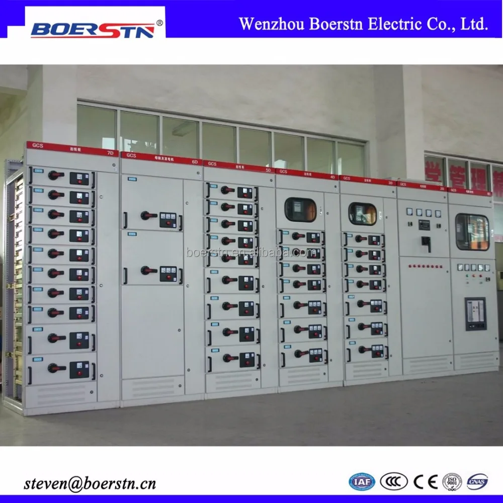 GCS Low Voltage Draw Out Type Electric Switchgear Panel / LV Electrical Switch Board and Cabinet