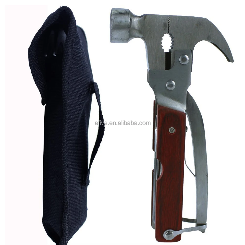 10 in 1 Hammer Outdoor Pocket tools Sport Camp Stainless Steel Fold Multi Tools for Household Camping Hiking Hunting Outdoor