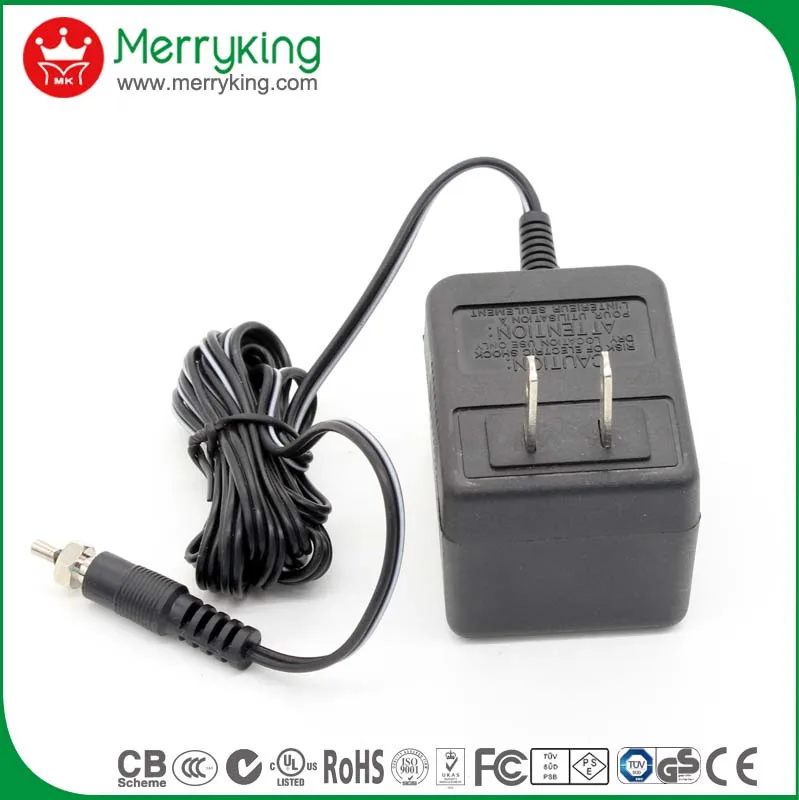 Class 2 Power supply 120V ac dc output 6v 1.5mA linear transformer
