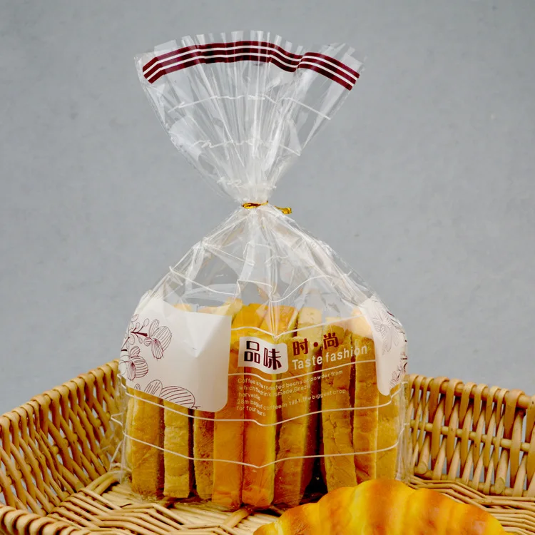 Полупрозрачный матовый бопп хлеб в упаковке bag