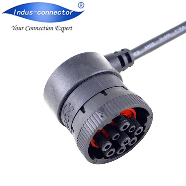 Соединитель SAE J1939 9P Штекерный can-кабель