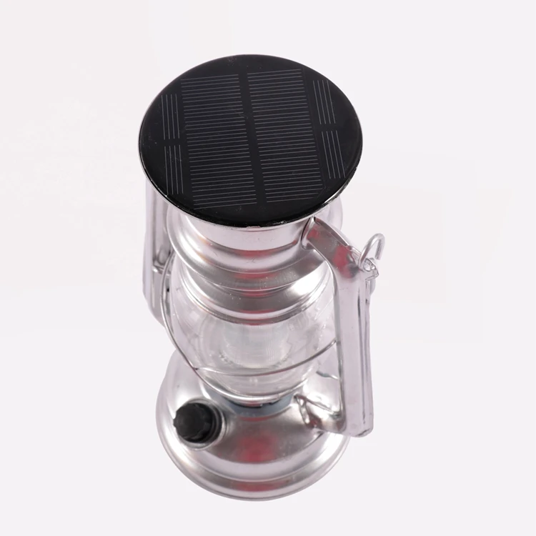 
Outdoor decoration mini new Portable vintage rechargeable storm Solar Powered waterproof LED Camping Light lantern 