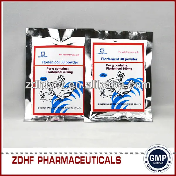 
antiboitic drugs 30% Flofenicol soluble powder for chicken broiler 