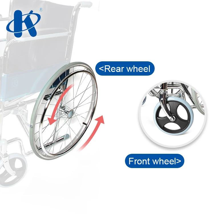 European and USA best sellers Modern design wheelchairs for disabilities cheap price Economy standard Steel Manual Wheelchair