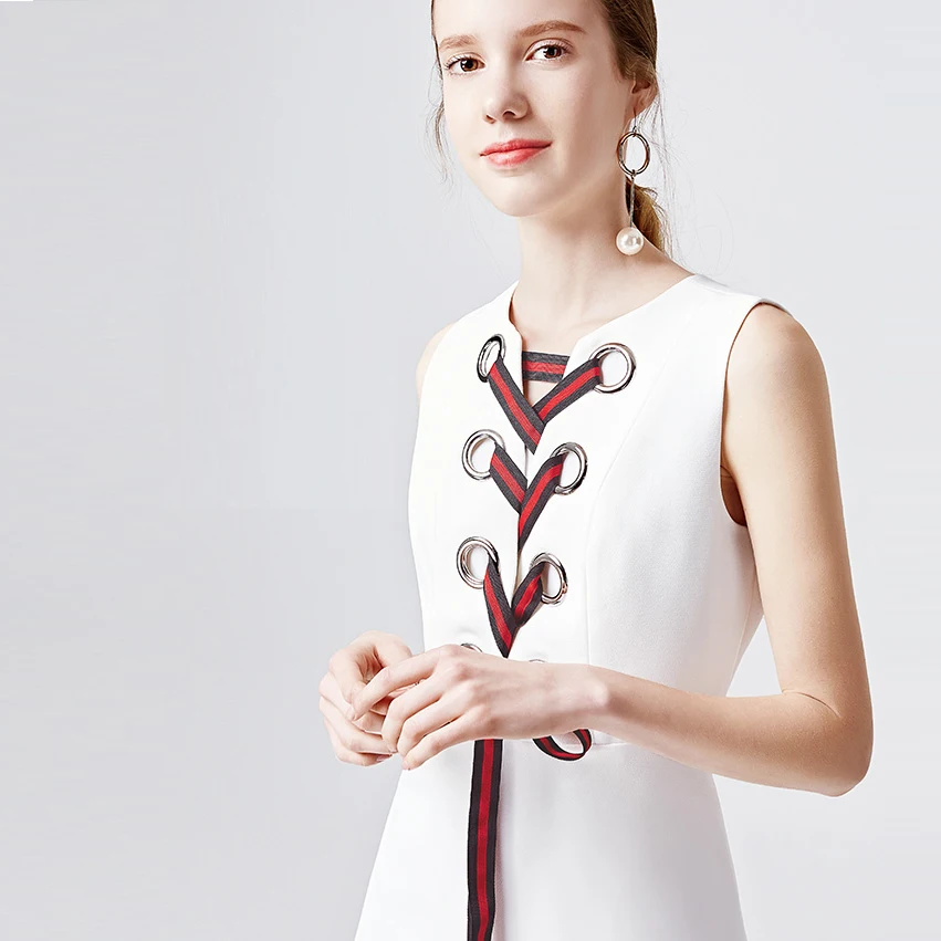  Фабрика одежды женские модные белые льняные Хлопковые Платья