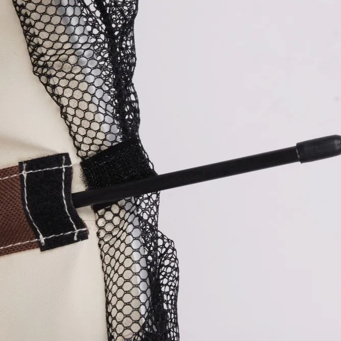 Round Cylinder Shape Foldable Pop Up Mesh Laundry Basket