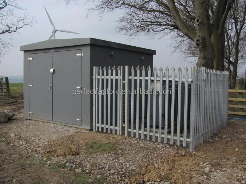 
Wholesale Galvanized metal palisade pedestrian gates and fencing 