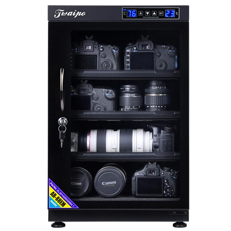 85L  electric humidity control storage dry cabinet dryer machine moisture proof dehumidifier