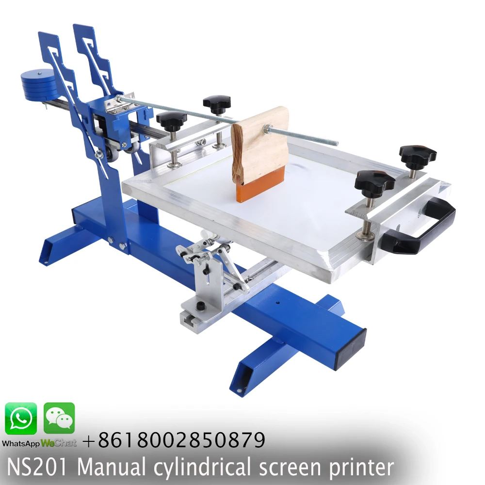 Ruida DIY manual cylindrical round printing silk screen cup printing machine