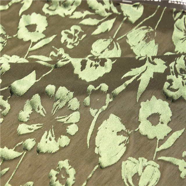 new  burnout velvet fabric polyester price per meter women night dress