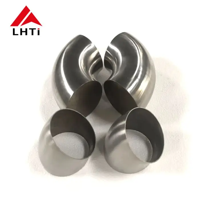 Pipe Elbow Mandrel Bends Titanium Exhaust 90 Degree Seamless, Welded Lh-lap Joint Welding Equal 5 Pcs Titanium Eblow Round