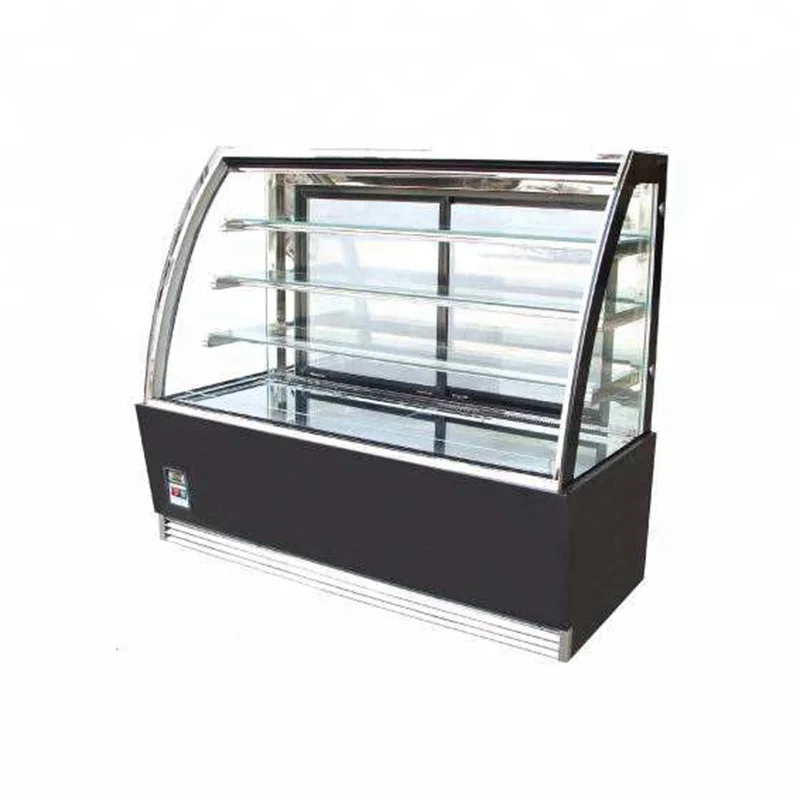 Bakery Candy Showcase Bread Freezer Cake Display Fridge With Trays