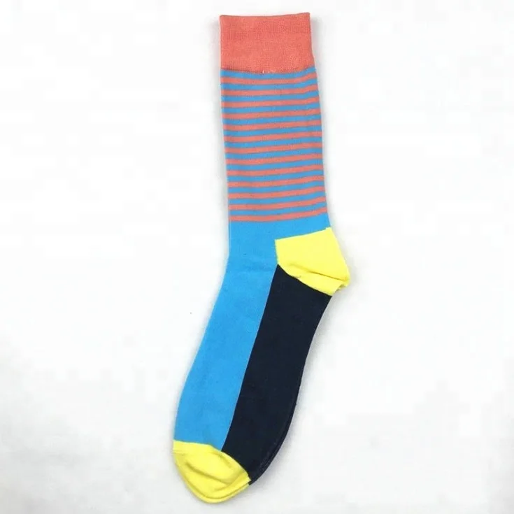 
Hot sale men happy socks striped happy socks happy style socks 