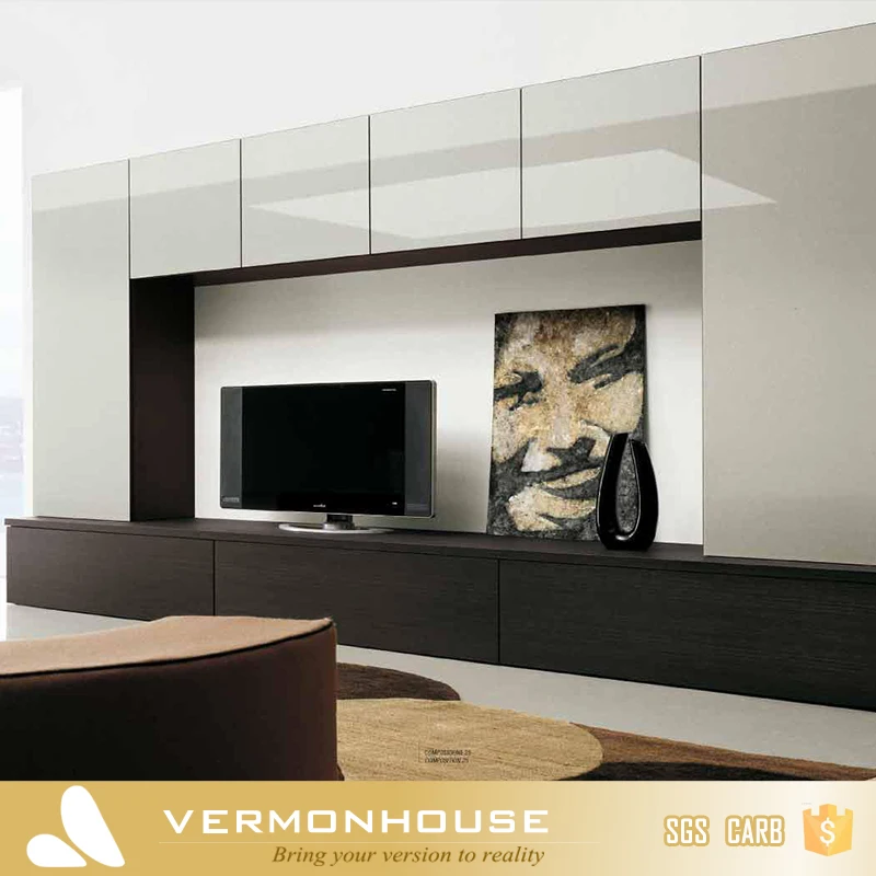 2021 Hangzhou Vermont Classica Design Living Room TV Wall Cabinet Designs