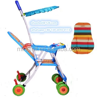 The newest and healthy rattan baby strollers in summer Imitation travel best choose baby stroller manufacture rock bottom price