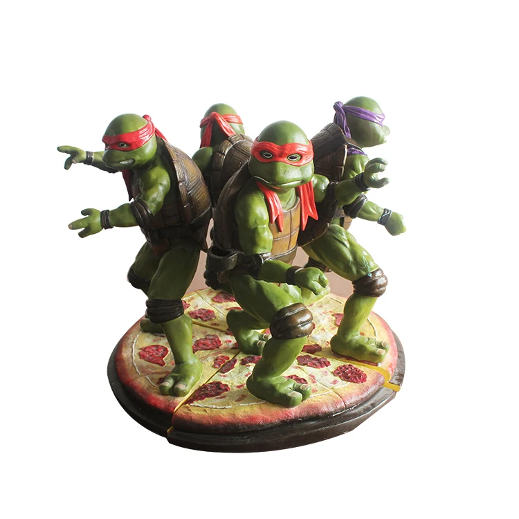 
Custom design resin Teenage Mutant Ninja Turtle 3d figurine for home decoration 