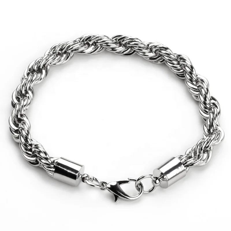 Hand-Forged Braided Pure Iron Bracelet