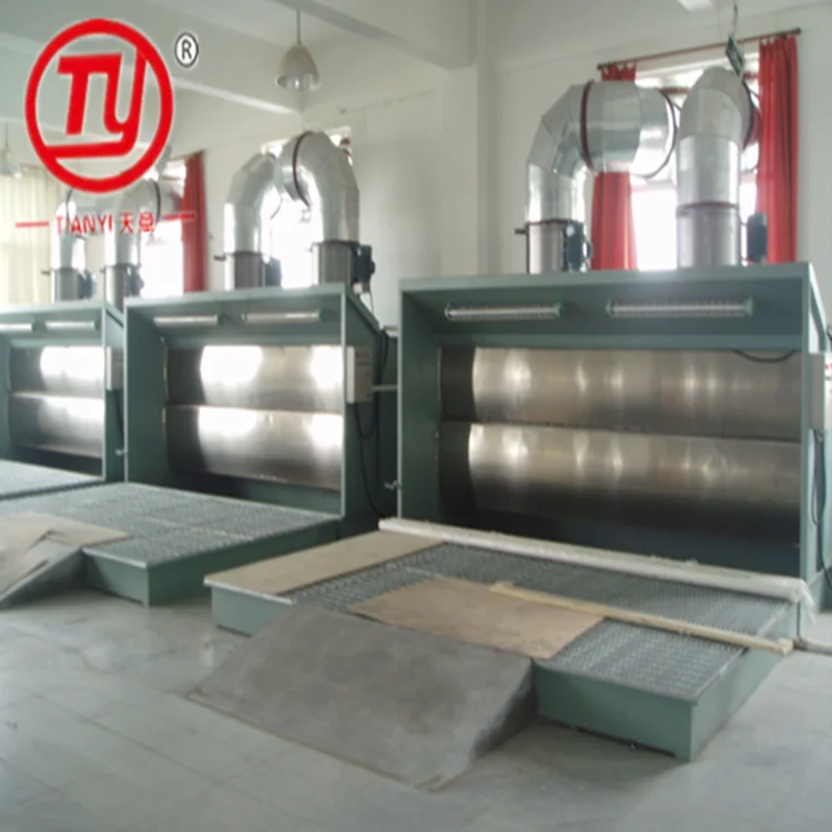 Durable Downdraft Water Curtain Spray Booth