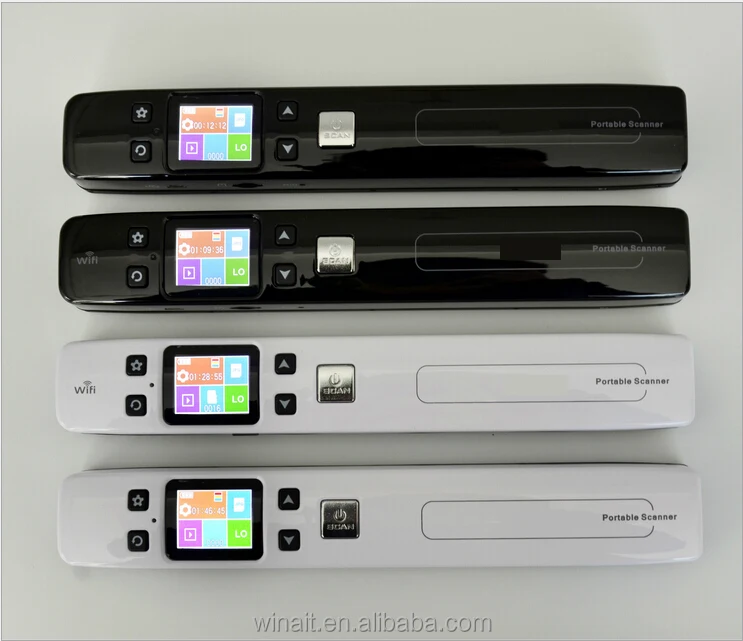 High Speed Portable Scanner A4 Size Document Scanner 1050DPI JPG/PDF Support 32G TF Card Mini Scanner Pen with Pre View PIcture
