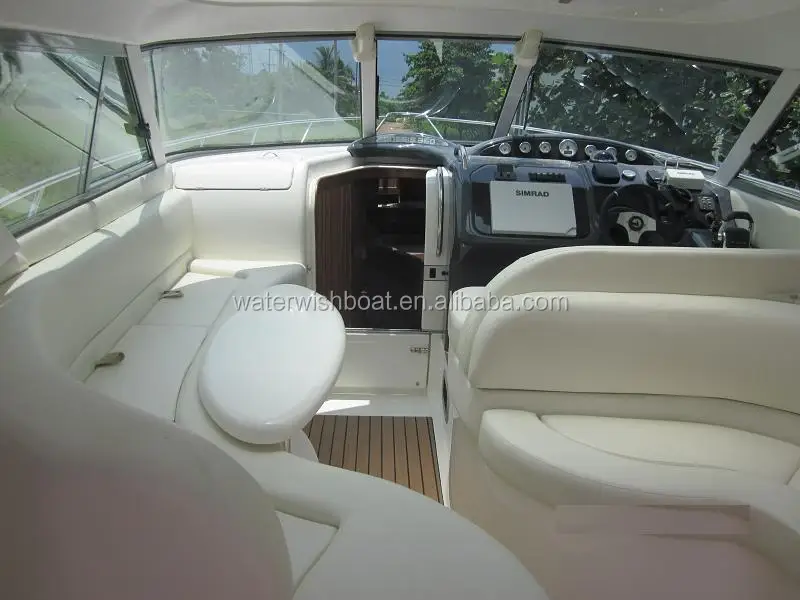 waterwish QD 36 yacht fiberglass luxury chinese houseboat