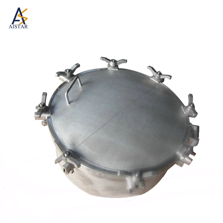 Aluminum Alloy Manhole Cover Weight Fuel tank Round Lockable Manhole Cover