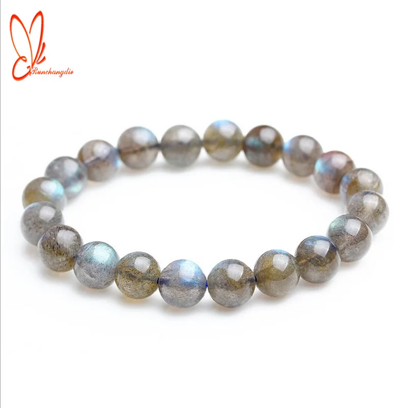 Gemstone cherry quartz beads bracelet pink quartz