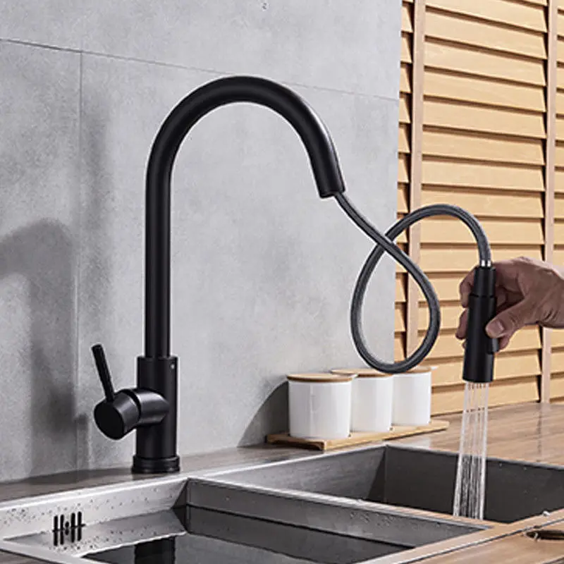 
Stainless steel Induction Touch Kitchen Faucet Pull out Sprayer Sink Mixer Tap 