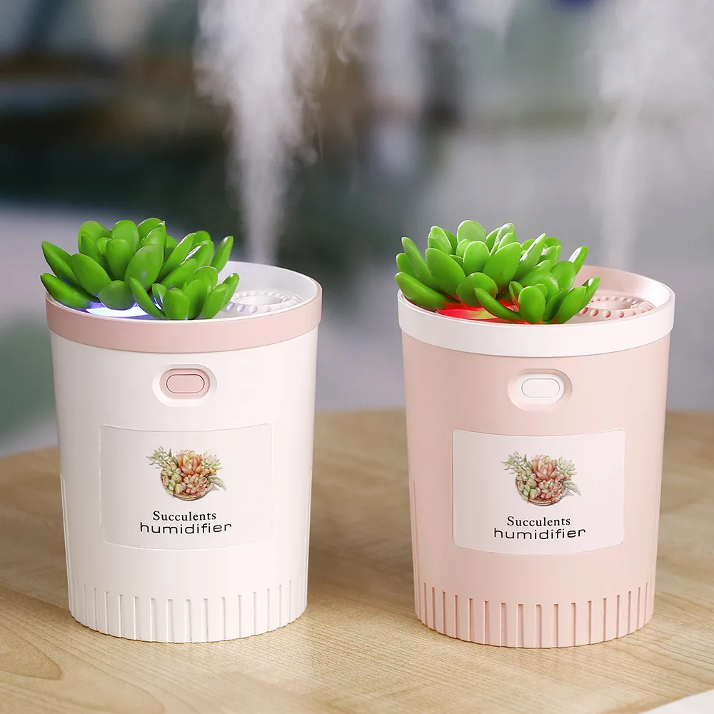 Newly products unique design air succulents humidifier for home decoration or office