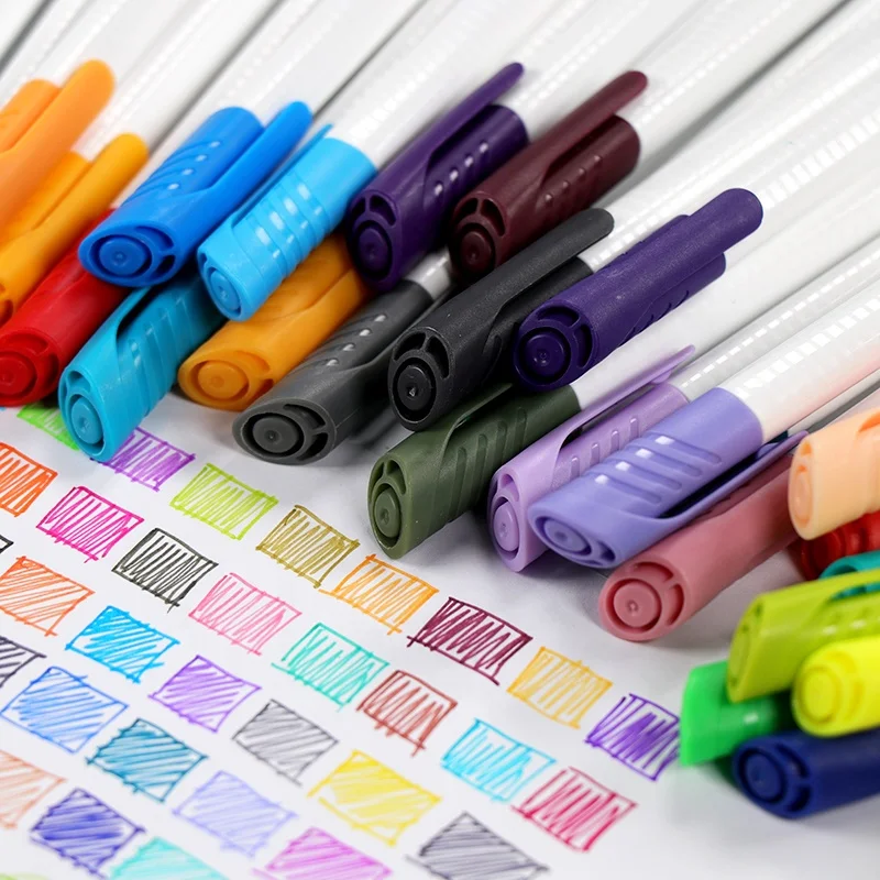 
48 Unique colors sketch drawing pen fineliner marker 