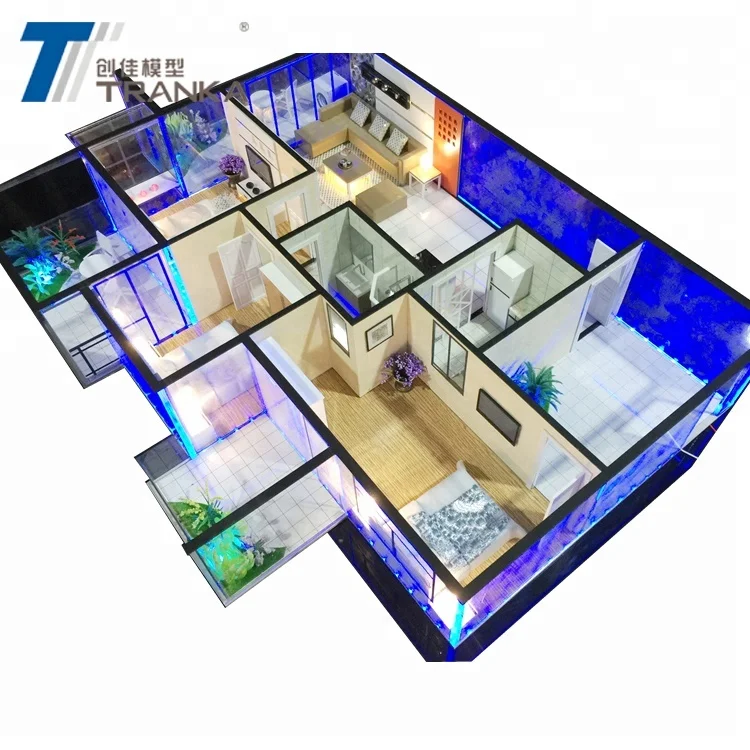 
Beautiful interior architecture model , maquette scale model 