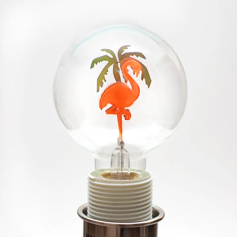 
christmas bulb red flower firework filament light bulb indoor decorating G80 bulb festival lamps 