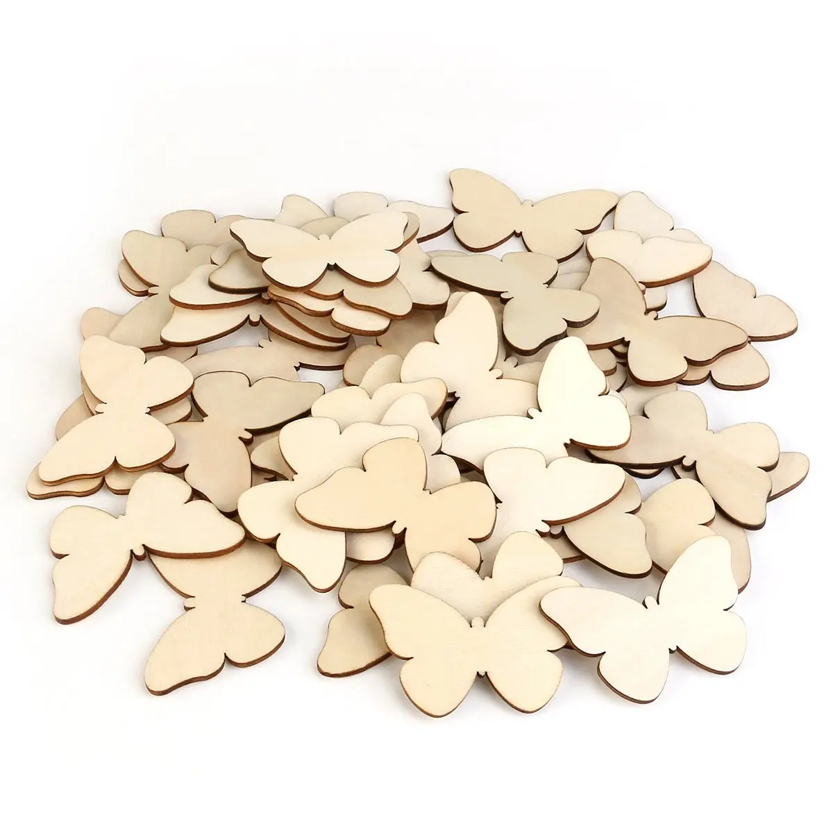
Unfinished Butterfly Shaped Wood Cutout For Wooden Craft DIY Projects 