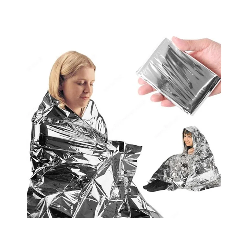 Торговая гарантия, уличное одеяло из алюминиевой фольги, одеяло для выживания всех размеров