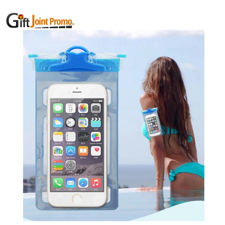 Wholesale Stock Clear PVC Waterproof Phone Bag Phone holder PVC Bag High Quality