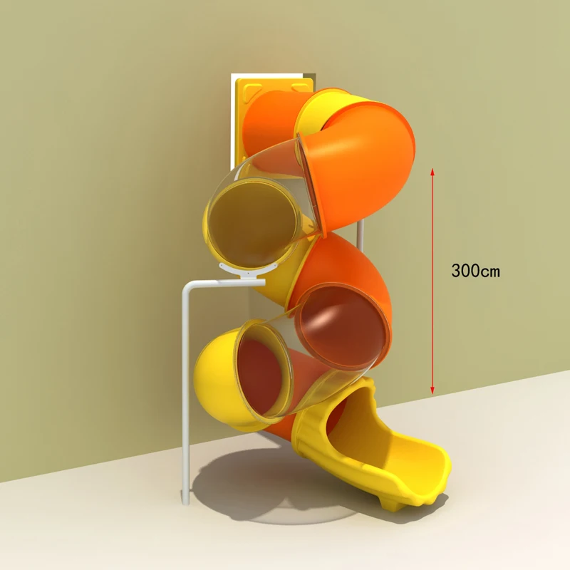 Customized Children slide outdoor plastic material backyard kids slide
