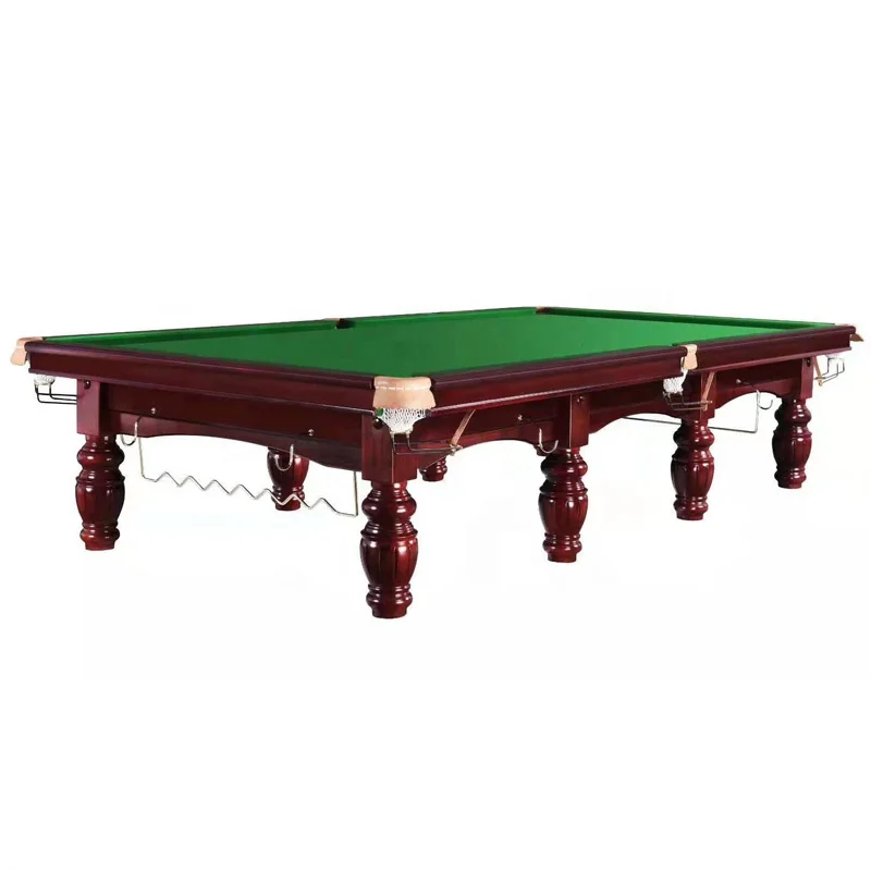 Steel Block and Solid Wood Billiard Snooker Table 12ft