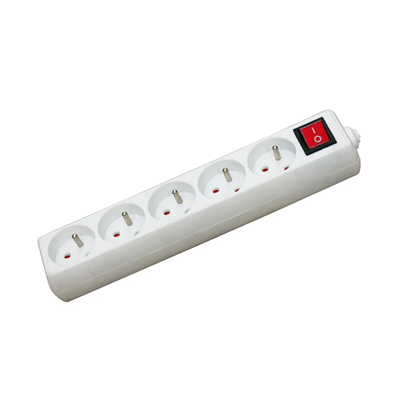 3-6 Ways Germany Extension Socket 16A 250V French Power Strip with USB