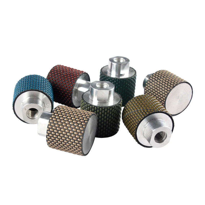 Best Sales M14, 5/8-11 Thread 2 Inch Diamond Dry Resin Polishing Drum for Polishing Stone Sink