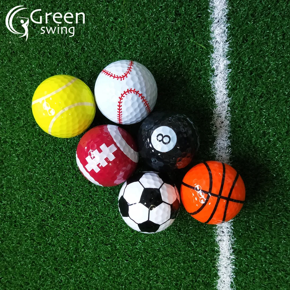 
Sports Soccer Pattern Set Golf Ball 