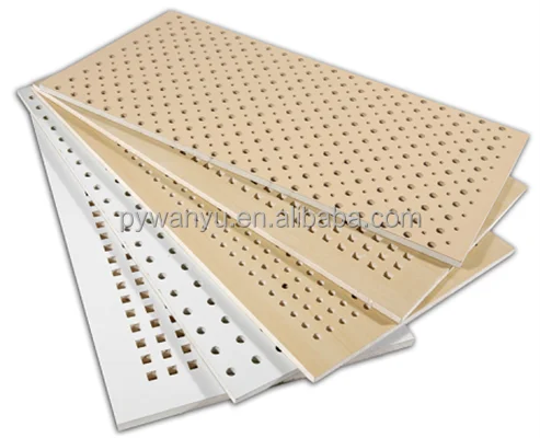 
Perforated gypsum ceiling tiles/Soundproof gypsum ceiling tiles 