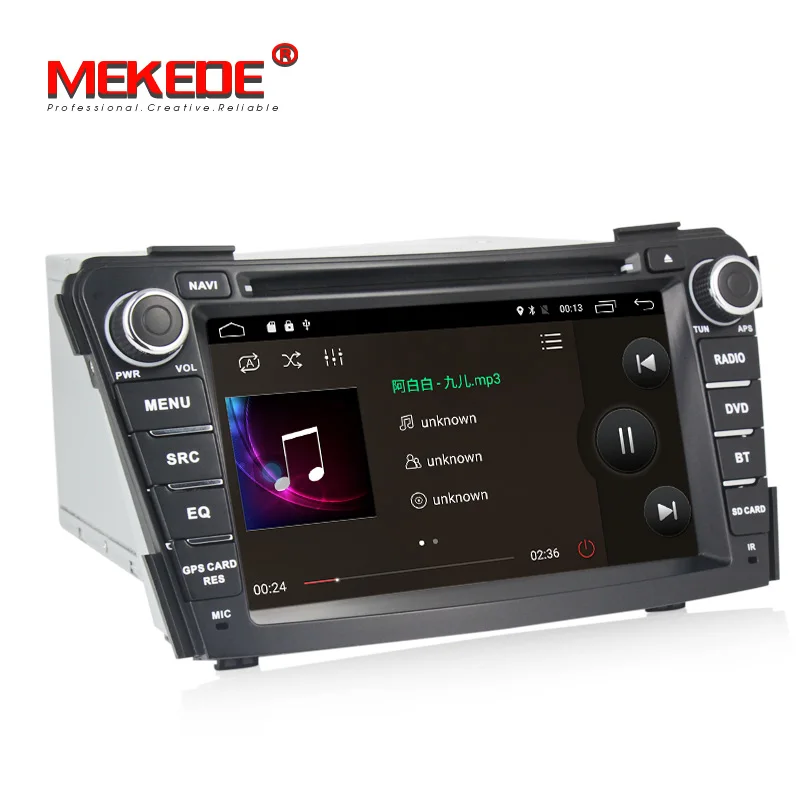 Android 7,1 четырехъядерный 2 + 16 ГБ dvd-плеер автомобиля для Hyundai i40 2016-2011 поддержка 4G LTE wifi навигация amp7851