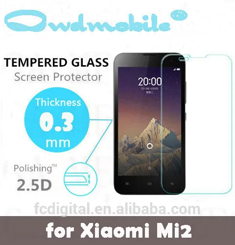 Новое поступление! закаленное стекло экран протектор для Xiaomi редми 2 / примечание MiPad 0.3 мм 9 9н твердость