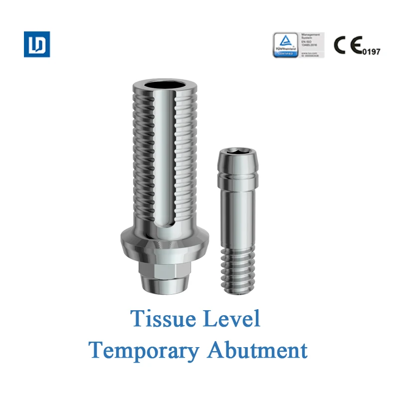 MSLD LeadOss titanium Korea dental implant temporary abutments compatible with ITI Straumann