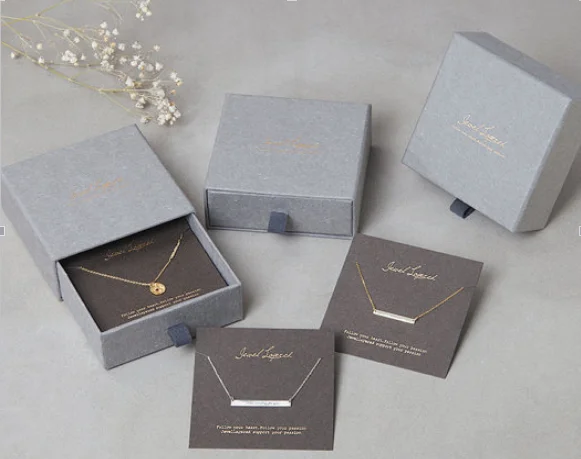 recycled cardboard jewelry boxes,customized jewellery box