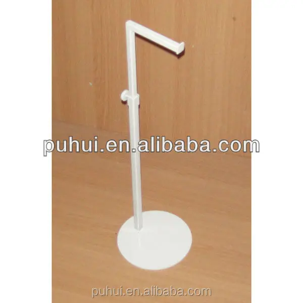 Multi Layer Adjustable Floor Stand Retail Store Metal Wire Hook Arm Hanger  Spinning Bag Display Rack