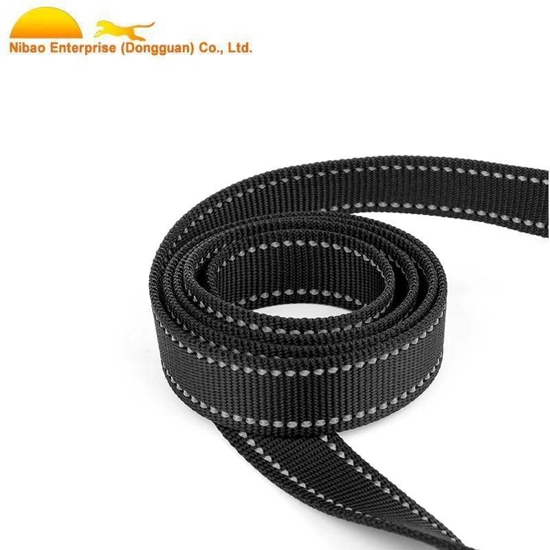 Neoprene Padded reflective Double handle Pet Dog Leash