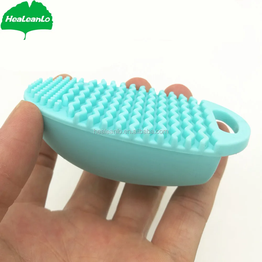 HeaLeanLo Wholesale NEW Product Silicone it makeup brush egg cleaning glove dupe machine