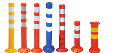 warning post 75CM bollard flexible post traffic delineator post